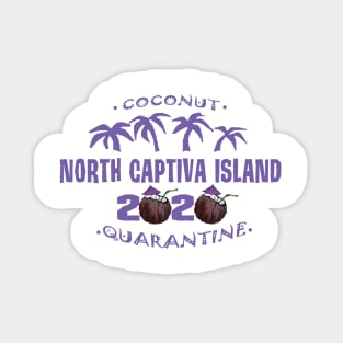 North Captiva Island (Purple Logo) Coconut Quarantine 2020 Sticker